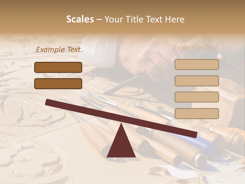 Wood Carver PowerPoint Template