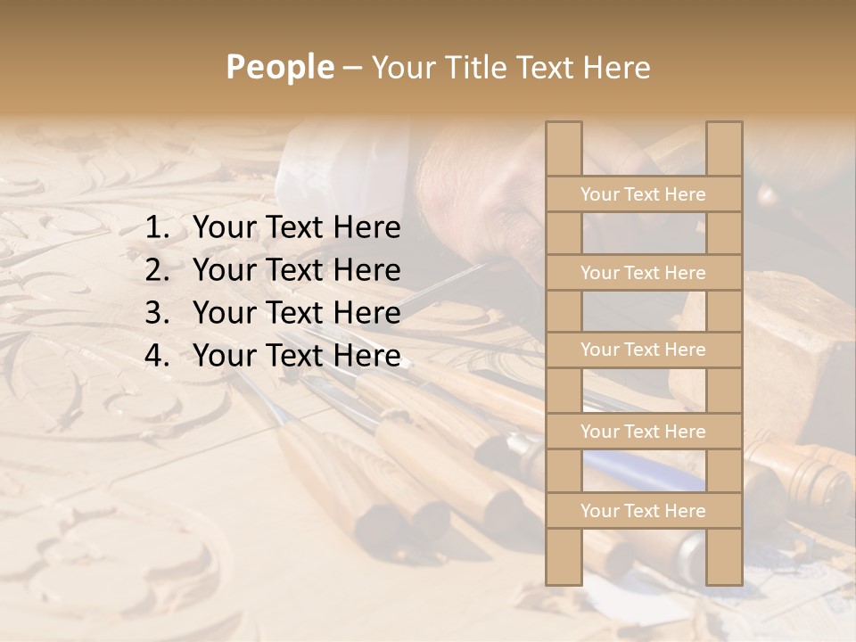 Wood Carver PowerPoint Template