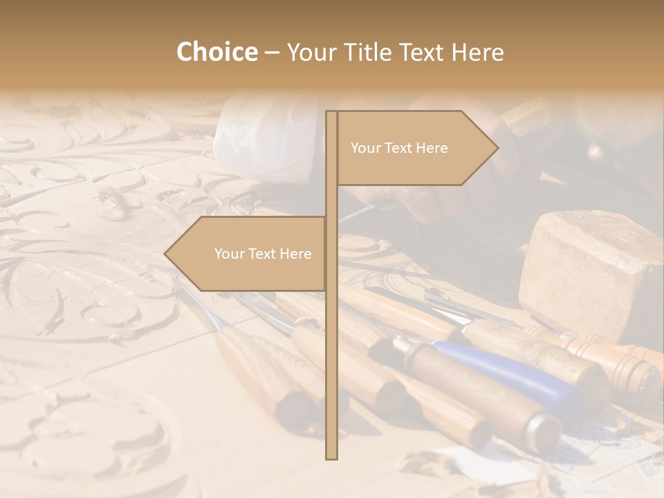 Wood Carver PowerPoint Template