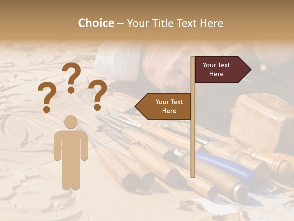 Wood Carver PowerPoint Template