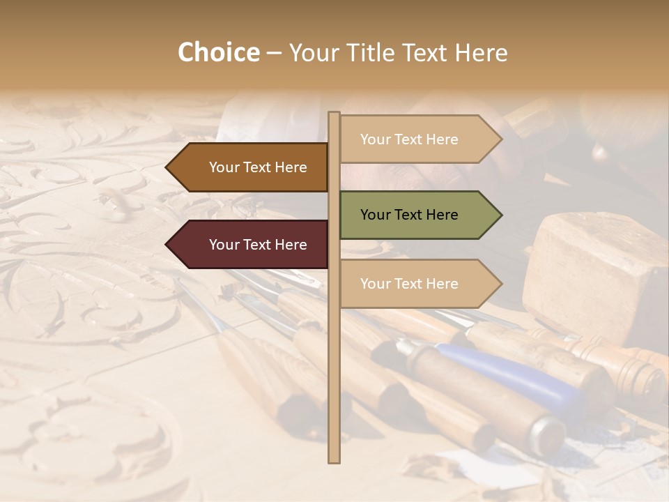 Wood Carver PowerPoint Template