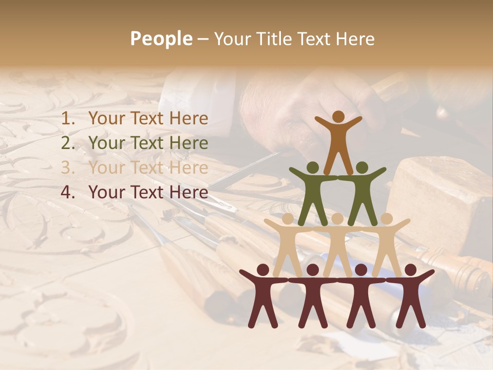 Wood Carver PowerPoint Template