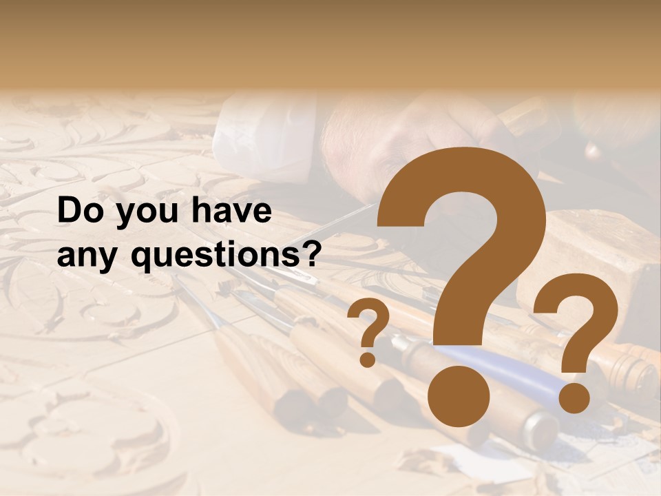 Wood Carver PowerPoint Template