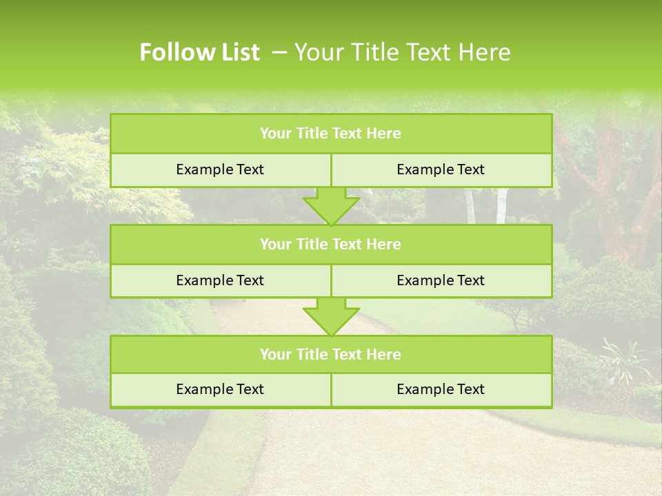 Spring Outdoor Color PowerPoint Template