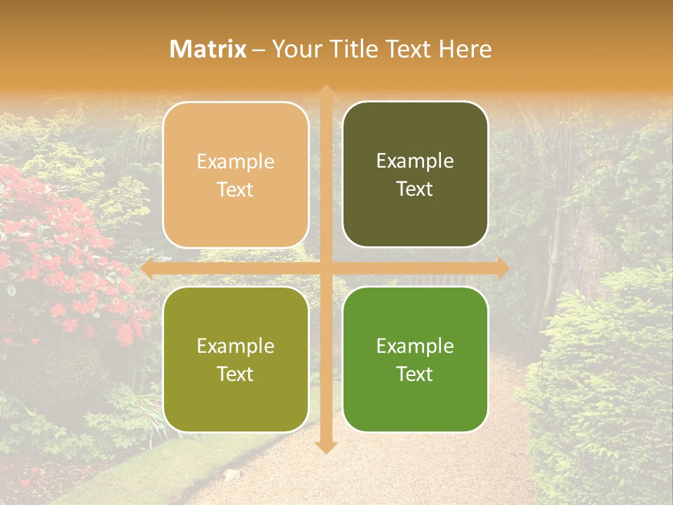 Lovely Garden PowerPoint Template