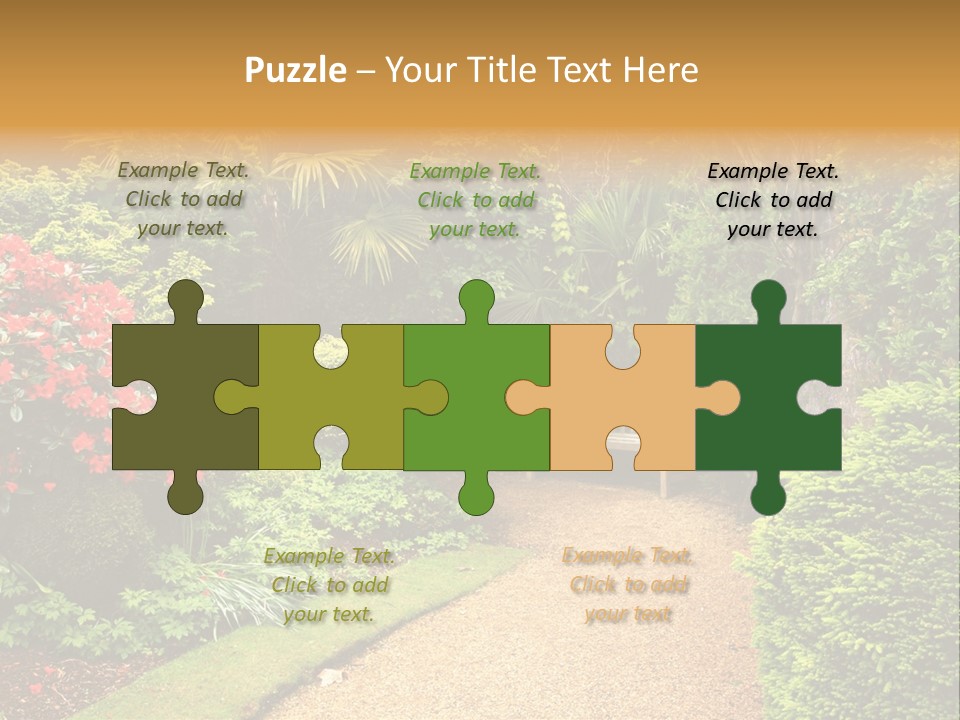 Lovely Garden PowerPoint Template