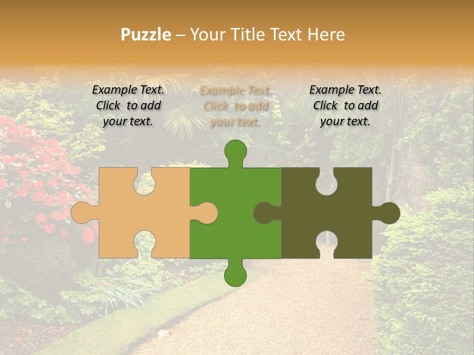 Lovely Garden PowerPoint Template