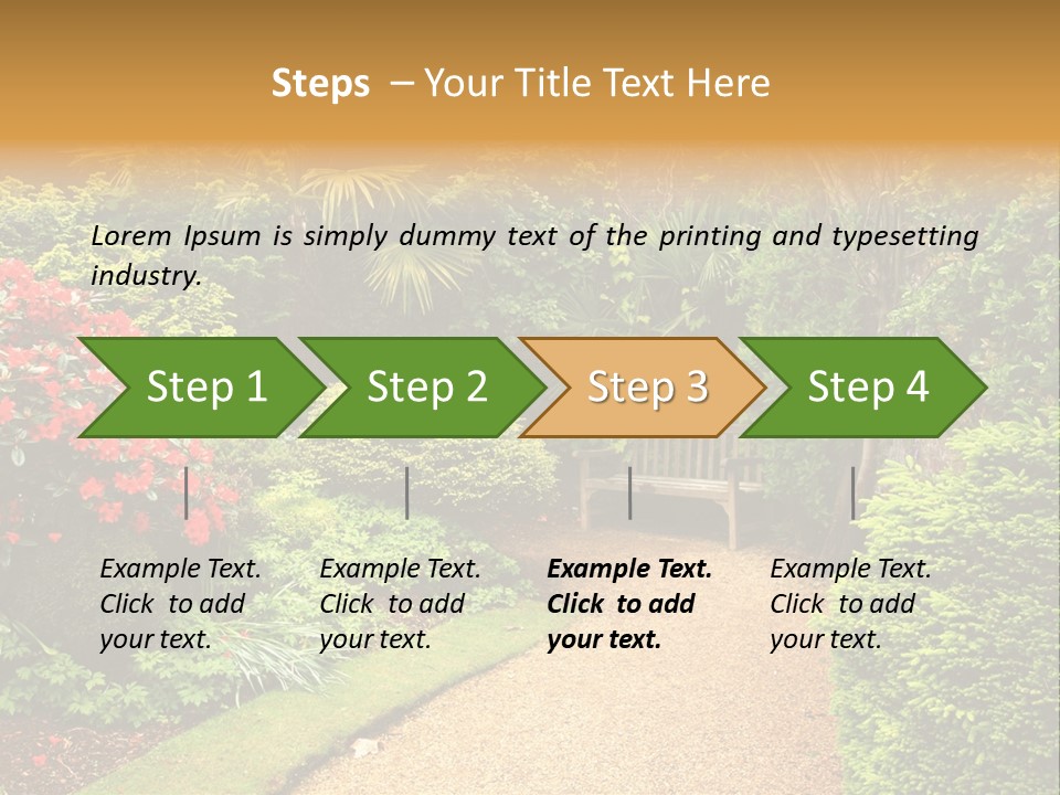 Lovely Garden PowerPoint Template