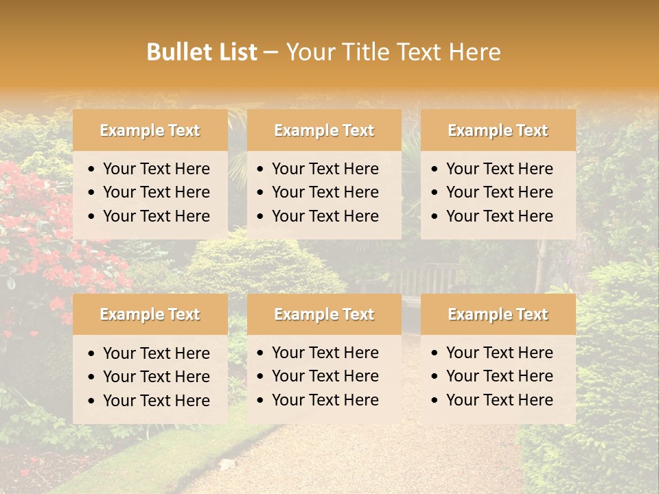 Lovely Garden PowerPoint Template