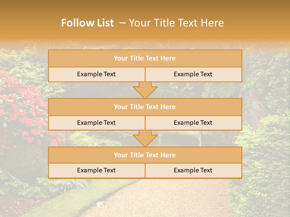 Lovely Garden PowerPoint Template