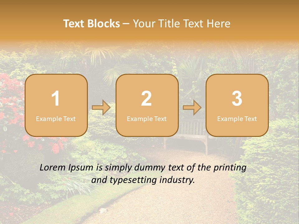 Lovely Garden PowerPoint Template