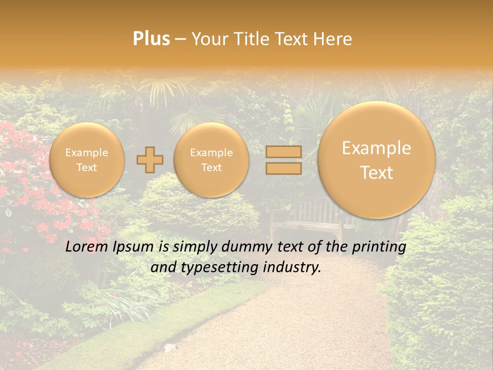 Lovely Garden PowerPoint Template