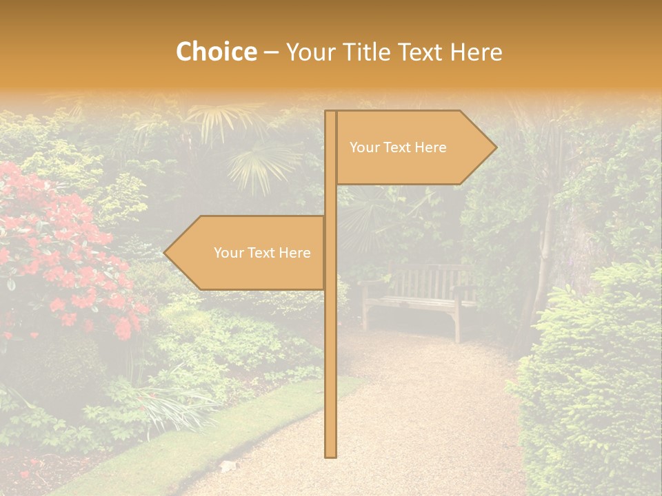 Lovely Garden PowerPoint Template