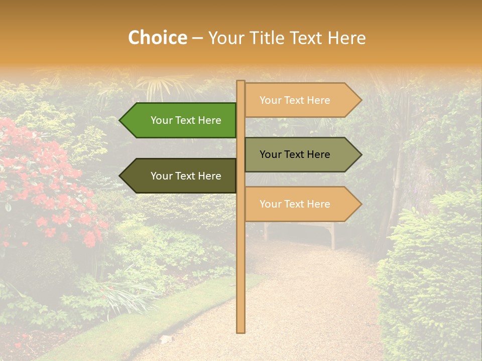 Lovely Garden PowerPoint Template