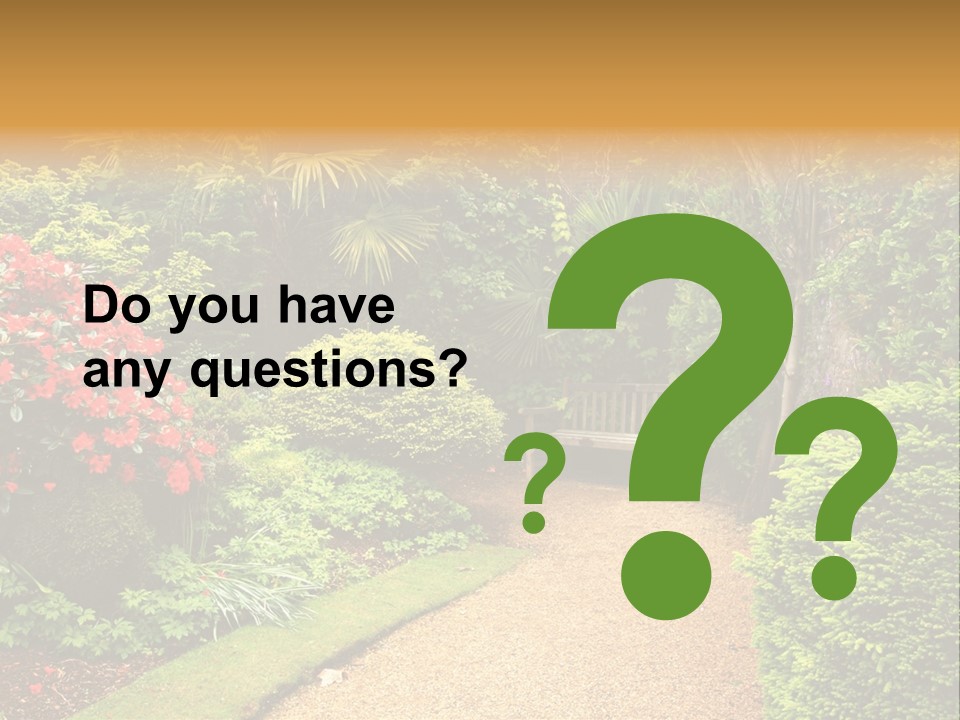 Lovely Garden PowerPoint Template