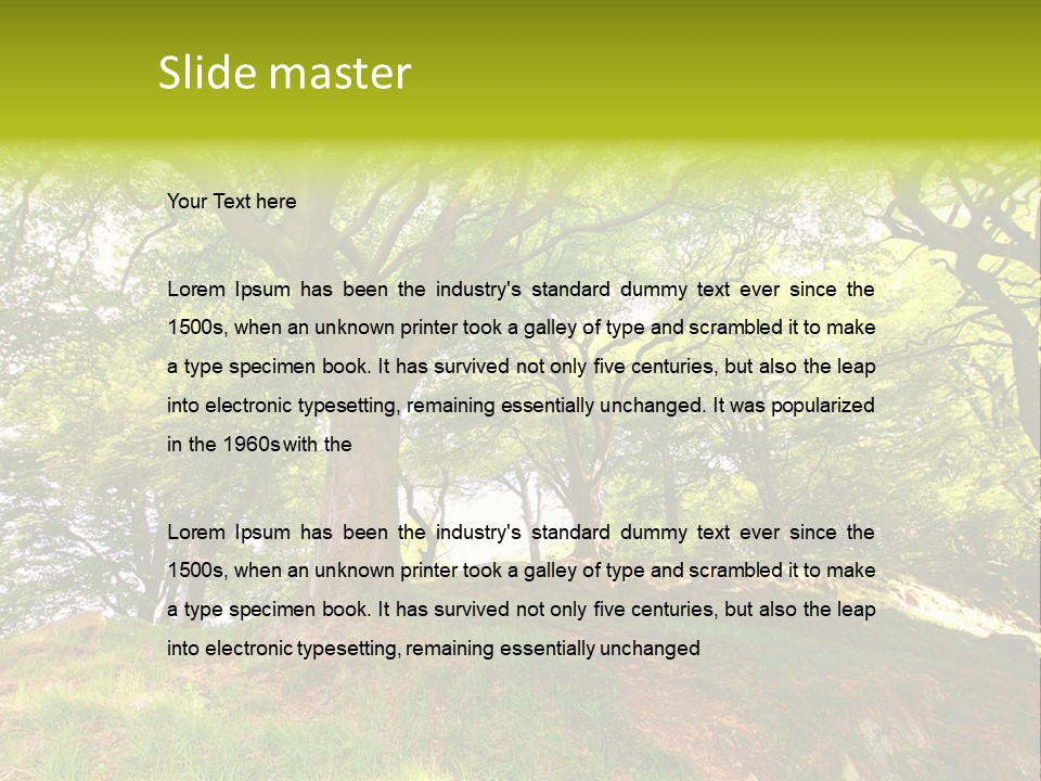 Beautiful Spring PowerPoint Template