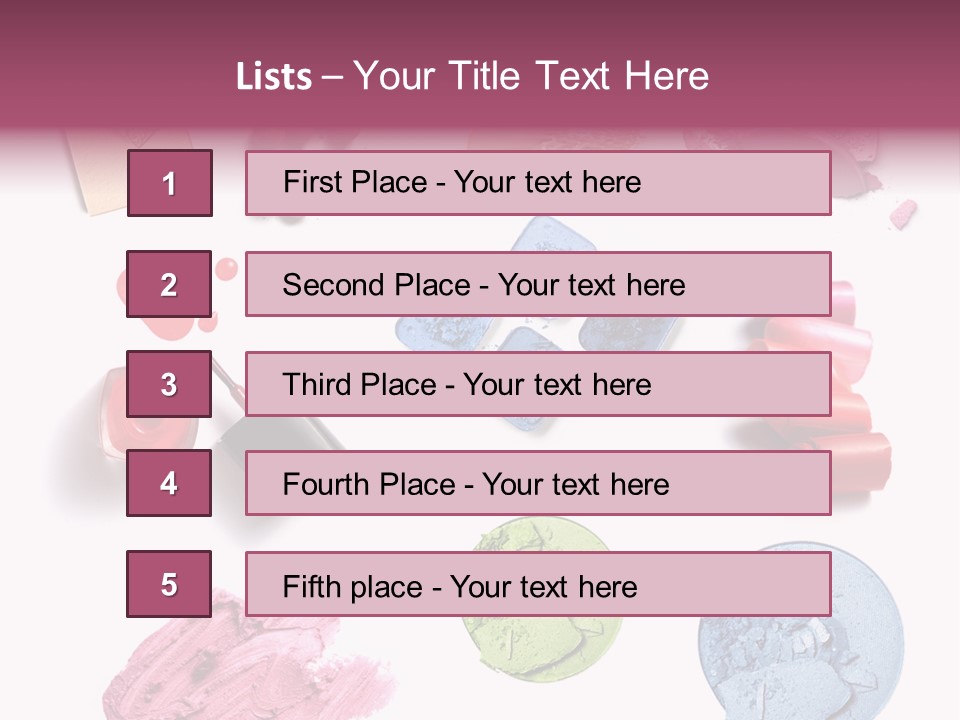 Pour Lily Nature PowerPoint Template