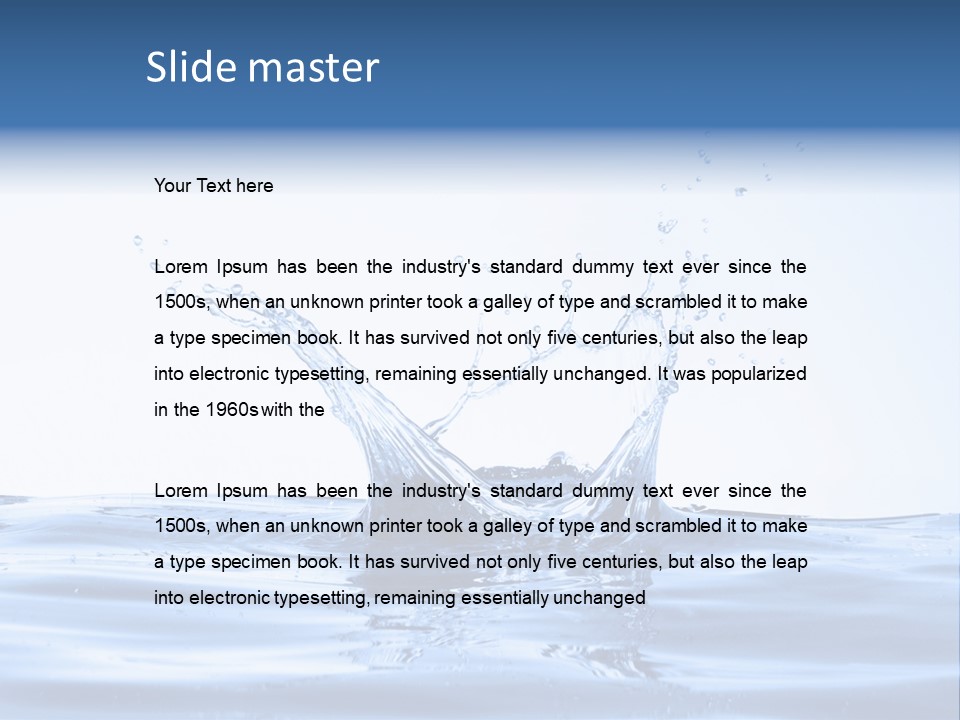 Pour Lily Nature PowerPoint Template