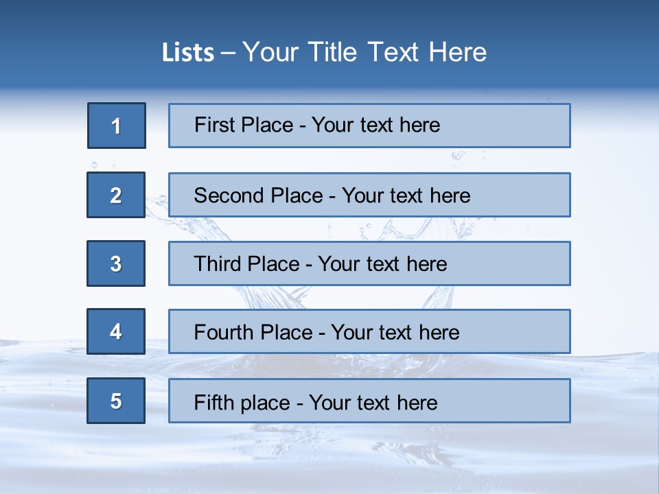 Pour Lily Nature PowerPoint Template