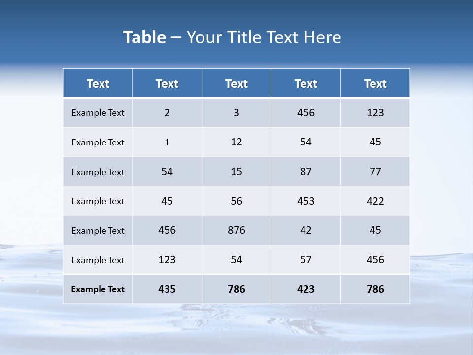 Pour Lily Nature PowerPoint Template