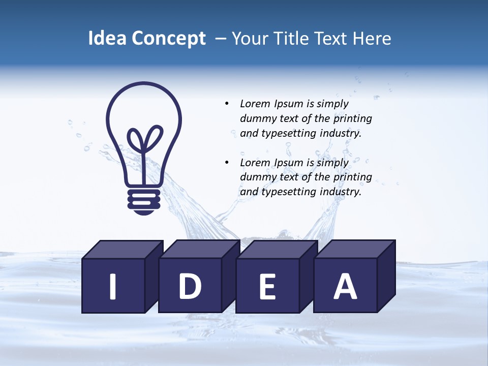 Pour Lily Nature PowerPoint Template