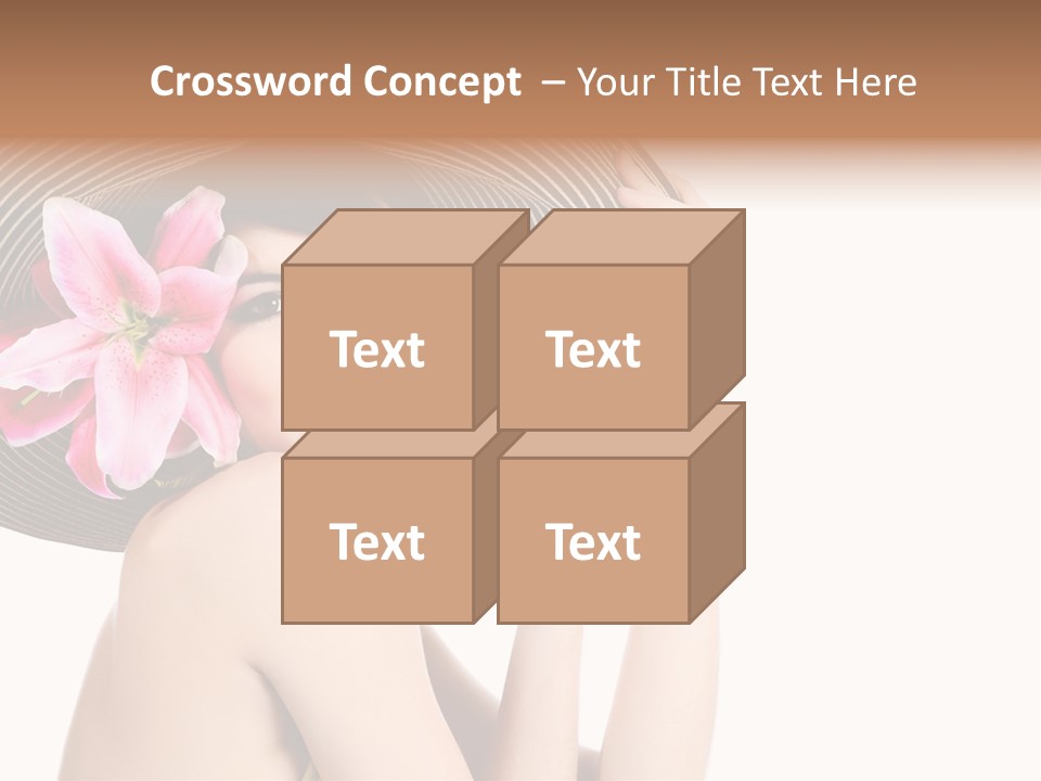 Girl Beautiful Body PowerPoint Template