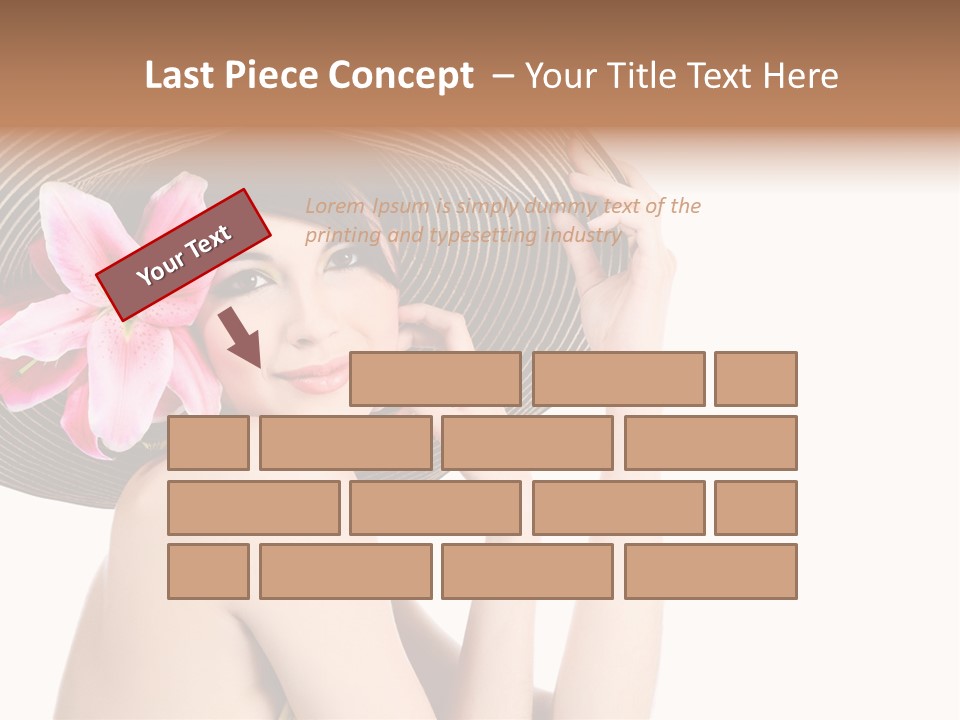 Girl Beautiful Body PowerPoint Template