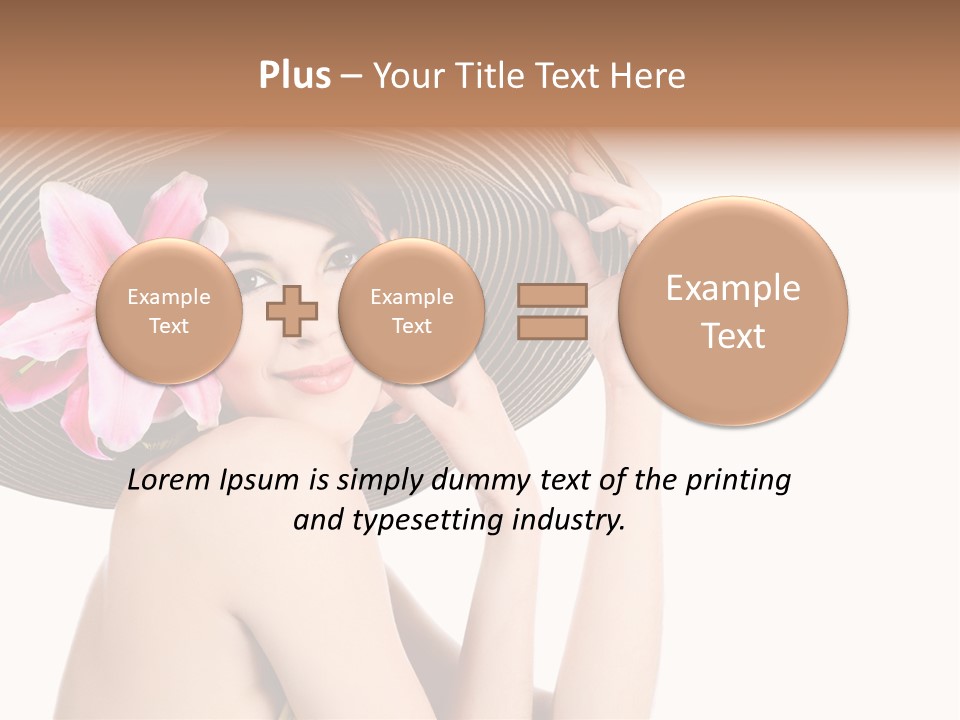 Girl Beautiful Body PowerPoint Template