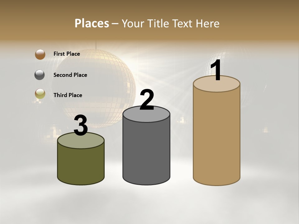 Circle Sparkle Glass PowerPoint Template