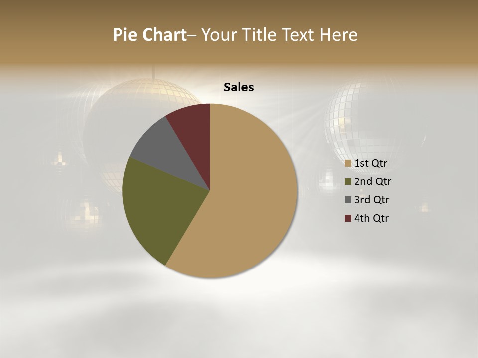 Circle Sparkle Glass PowerPoint Template