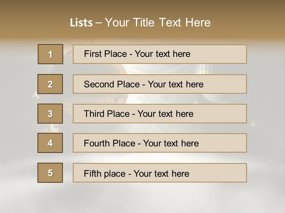 Circle Sparkle Glass PowerPoint Template
