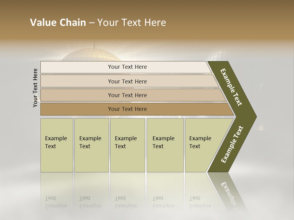 Circle Sparkle Glass PowerPoint Template