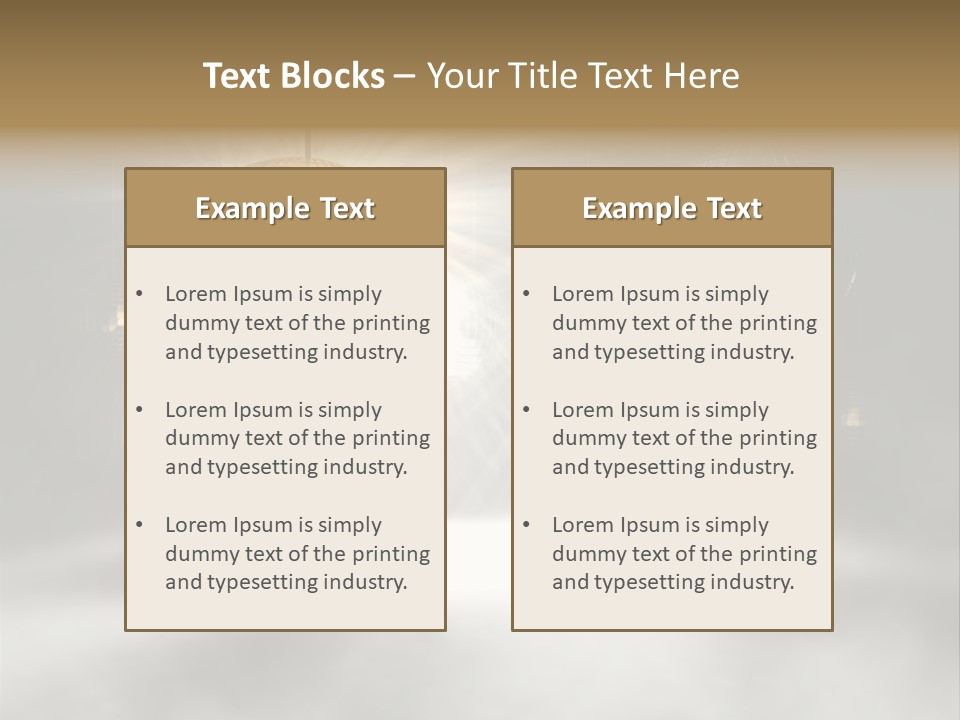 Circle Sparkle Glass PowerPoint Template