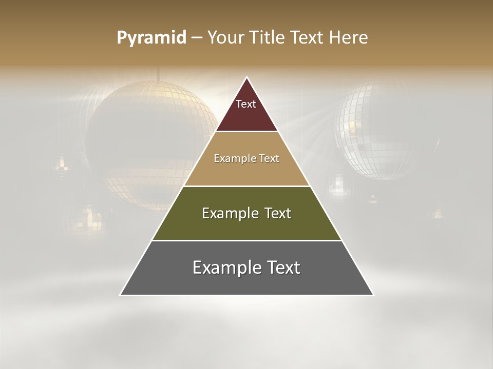 Circle Sparkle Glass PowerPoint Template