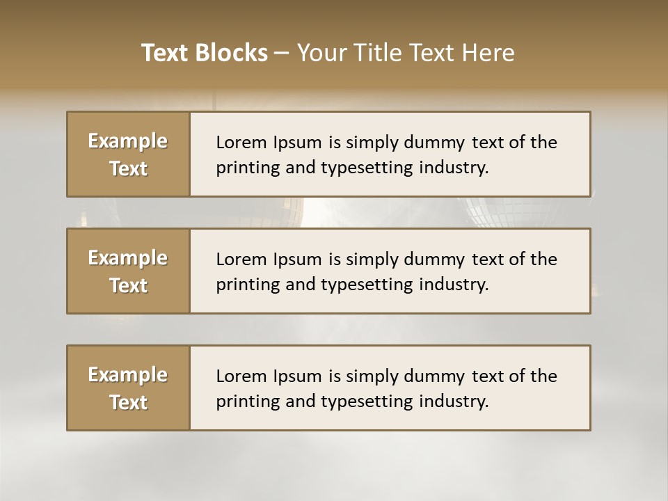 Circle Sparkle Glass PowerPoint Template