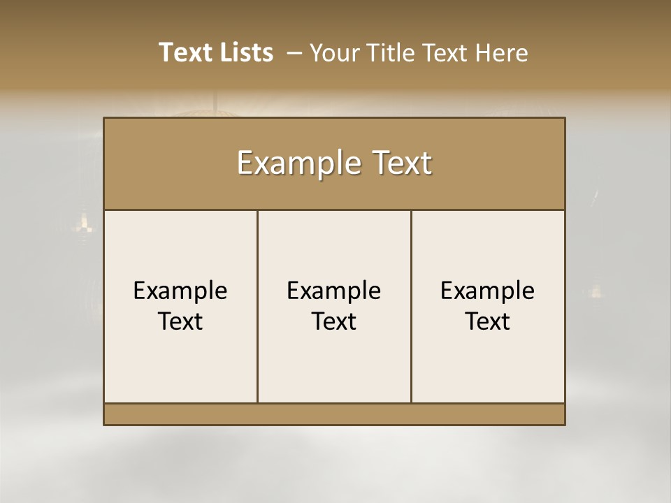 Circle Sparkle Glass PowerPoint Template