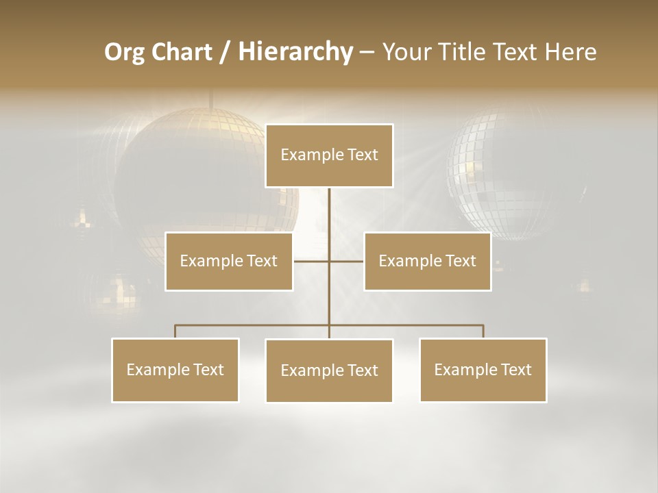 Circle Sparkle Glass PowerPoint Template