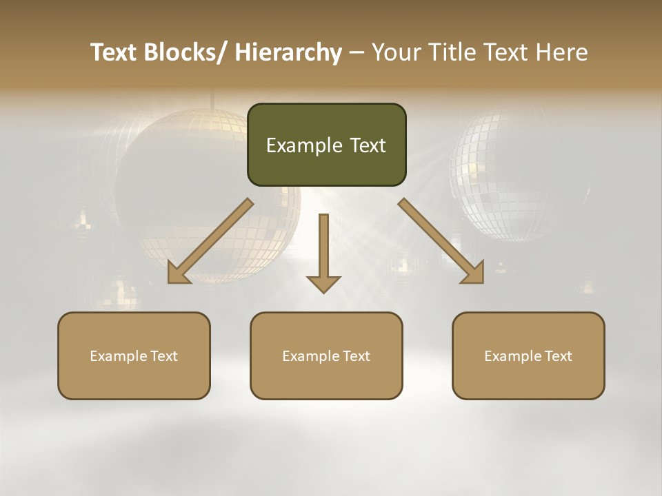 Circle Sparkle Glass PowerPoint Template