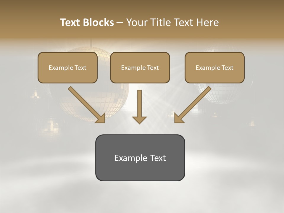 Circle Sparkle Glass PowerPoint Template