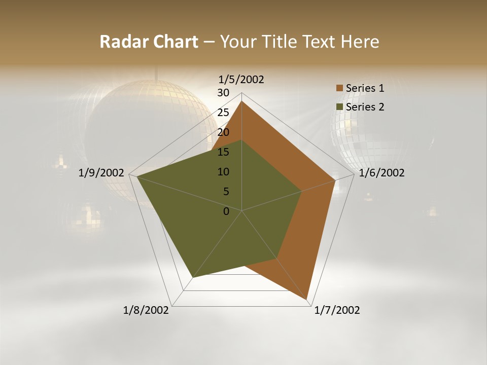 Circle Sparkle Glass PowerPoint Template