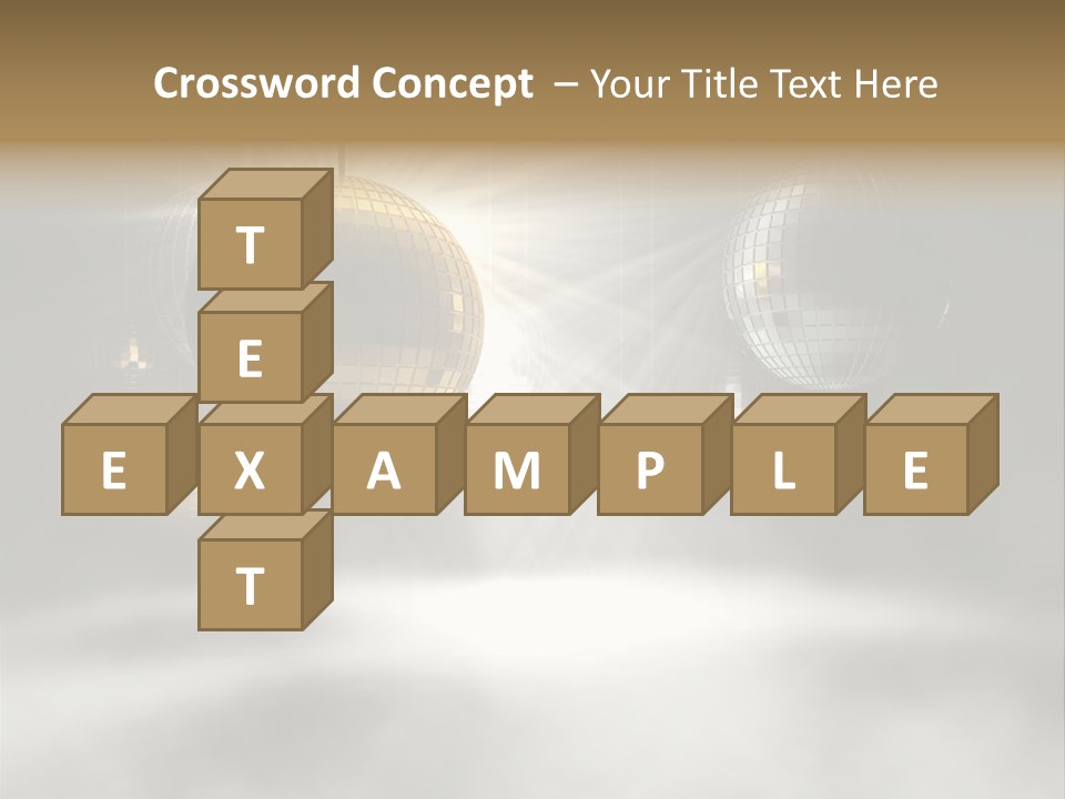 Circle Sparkle Glass PowerPoint Template