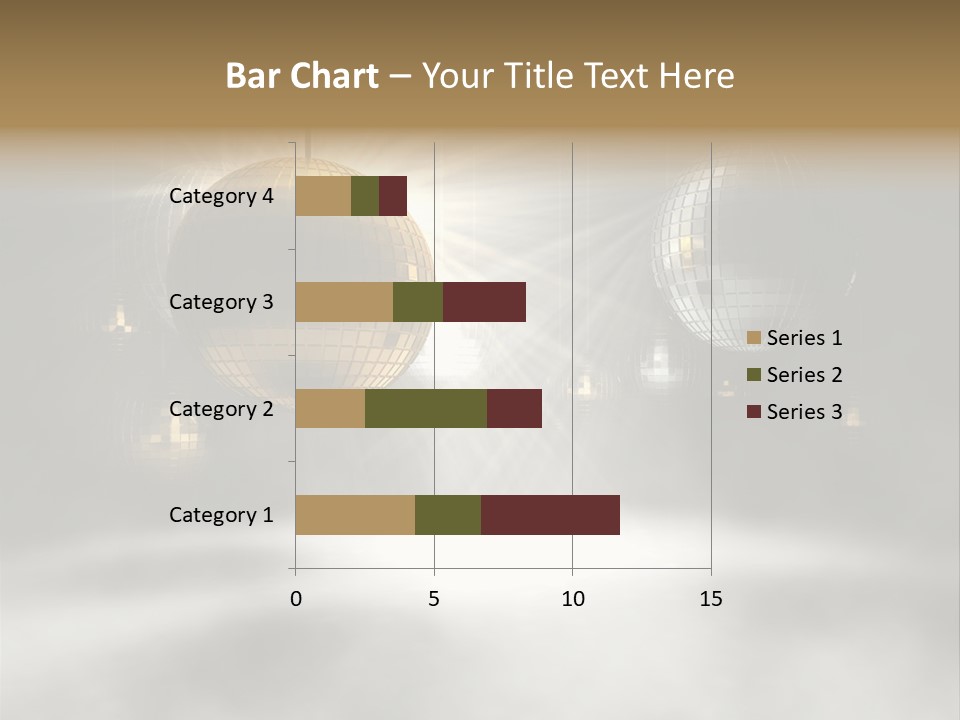 Circle Sparkle Glass PowerPoint Template
