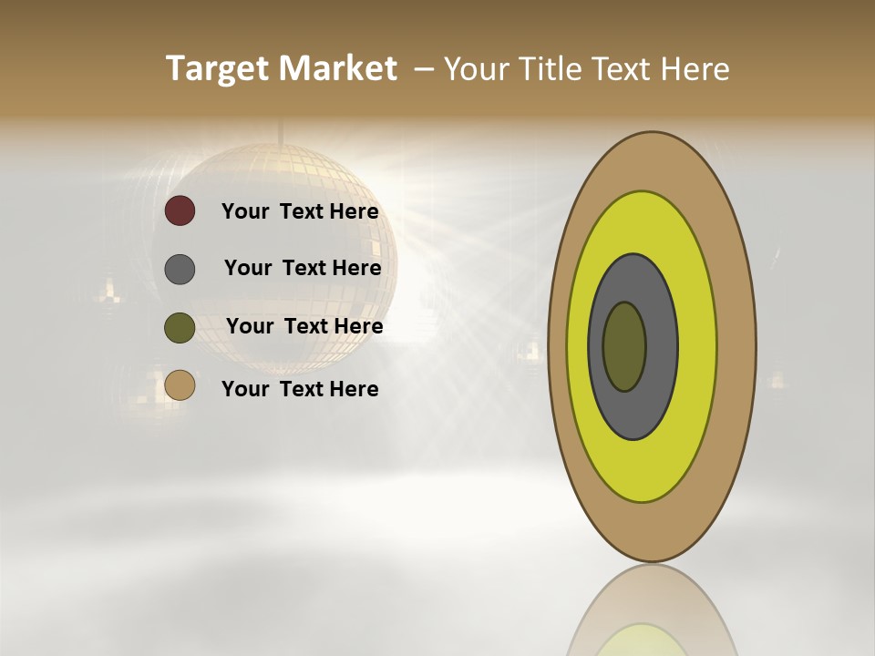 Circle Sparkle Glass PowerPoint Template