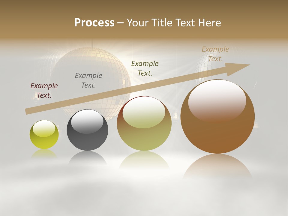 Circle Sparkle Glass PowerPoint Template