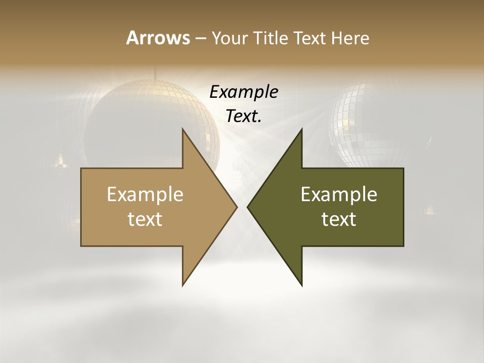 Circle Sparkle Glass PowerPoint Template