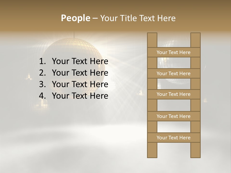Circle Sparkle Glass PowerPoint Template