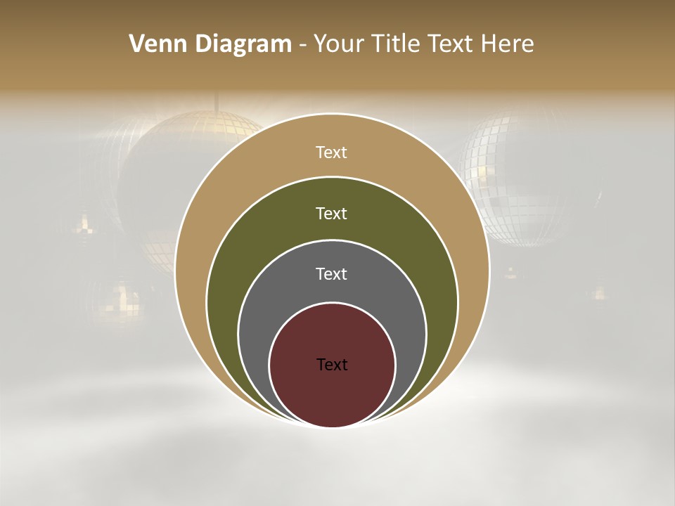 Circle Sparkle Glass PowerPoint Template