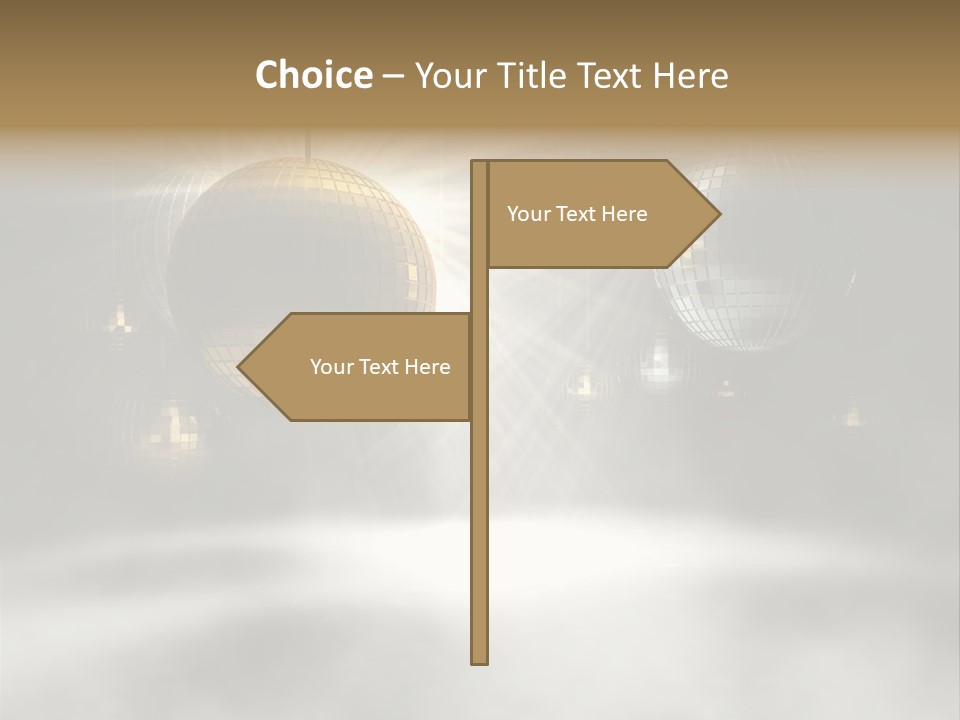Circle Sparkle Glass PowerPoint Template