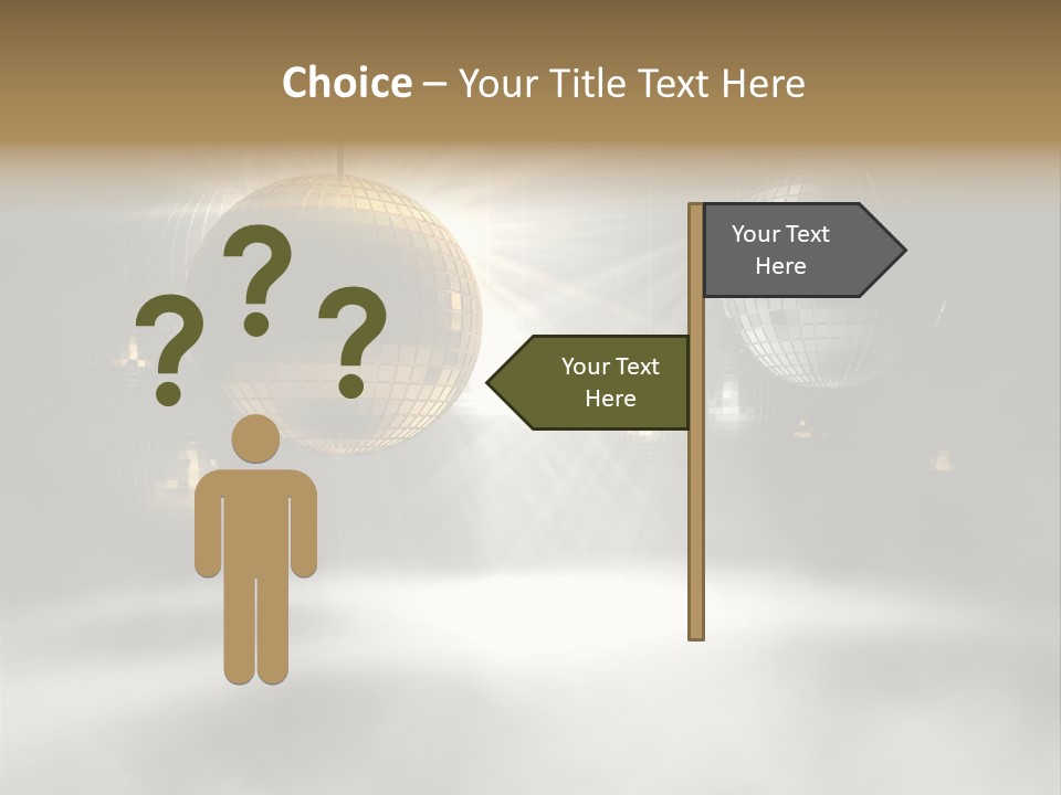 Circle Sparkle Glass PowerPoint Template