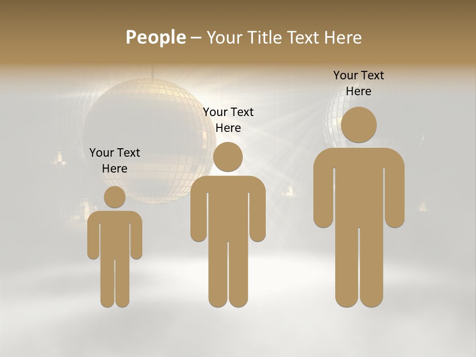 Circle Sparkle Glass PowerPoint Template